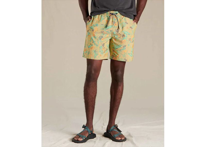 Toad and Co - Boundless Pull-On Short - Men's - Sundown Floral Print