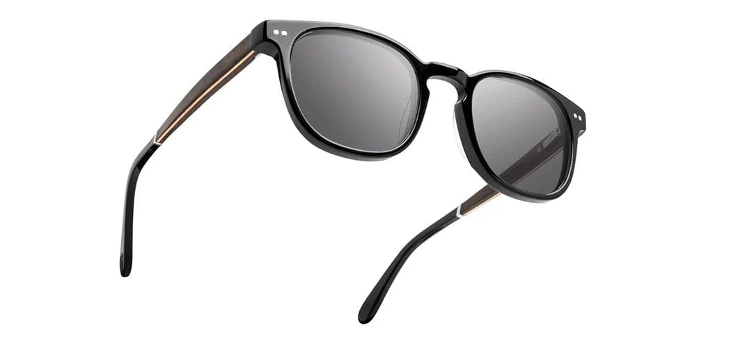 Camp Eyewear - Topo - Black / Ebony; Basic Polarized Grey