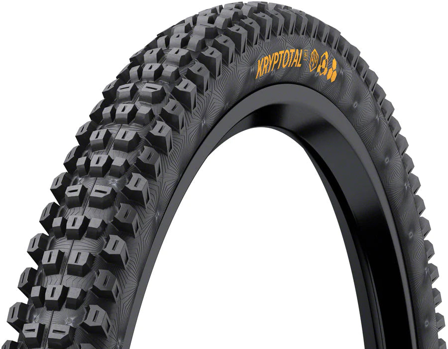 Continental - 29 x 2.4 Kryptotal Front Tire Tubeless Folding Endurance Trail E-25 - Black