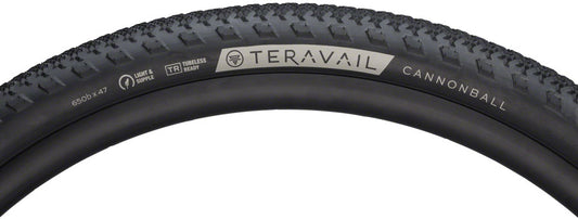 Teravail - Cannonball Tire - 650b x 47 - Black