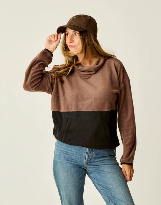 Carve Designs - Rowayton Colorblock 2.0 - Espresso w. Black