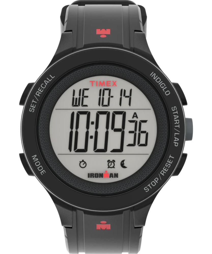 Timex - Ironman T200 42mm Silicone Strap Watch - Black