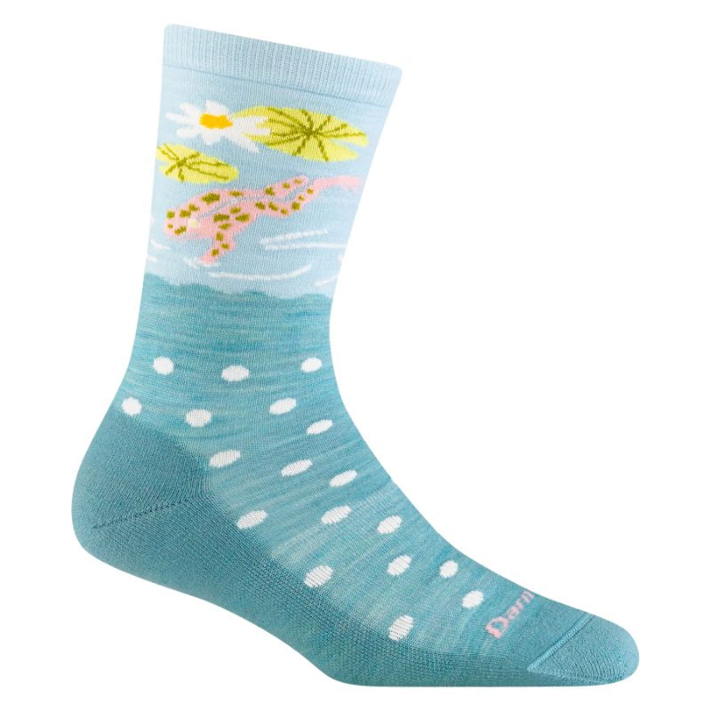 Darn Tough - Wild Life Crew Lightweight with Cushion - Aqua