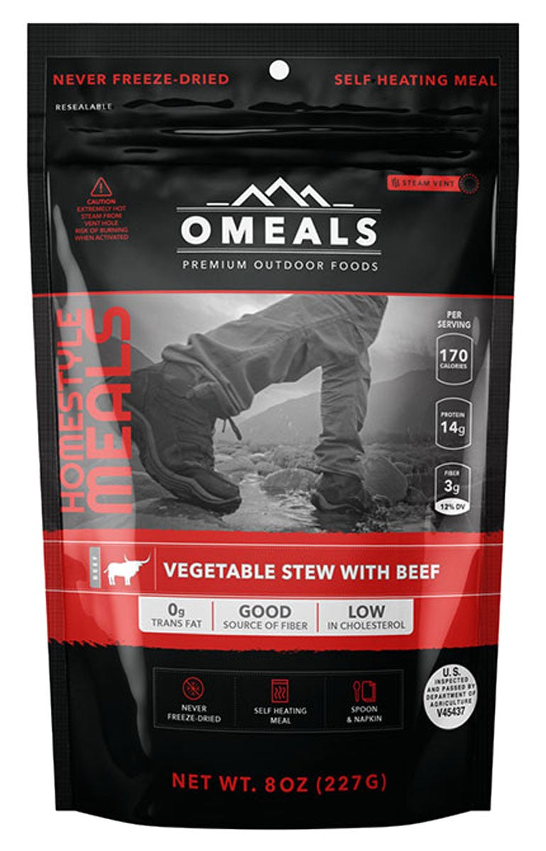 Omeals - Vegetable Stew Beef 8oz - Vegetable Stew with