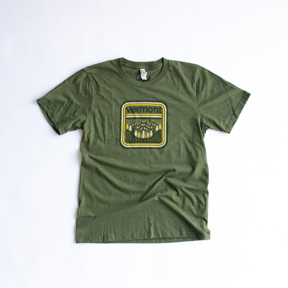 New Duds - Vermont Gallen Square Design - Green