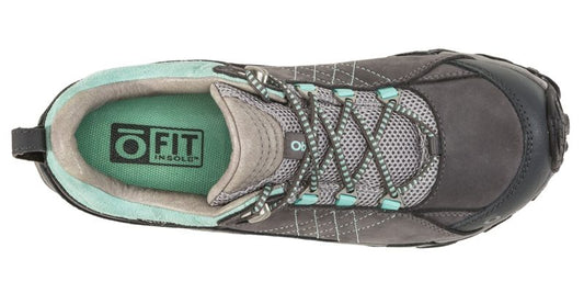 Oboz - Sapphire Low Waterproof - Women's - Charcoal / Beach Glass