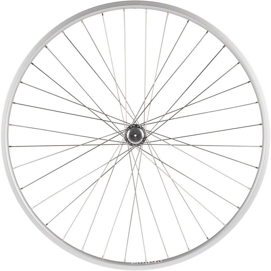 Quality Wheels - Value Single Wall Series Rear Wheel - 27", QR x 130mm, Rim Brake, Freewheel, Silver, Clincher