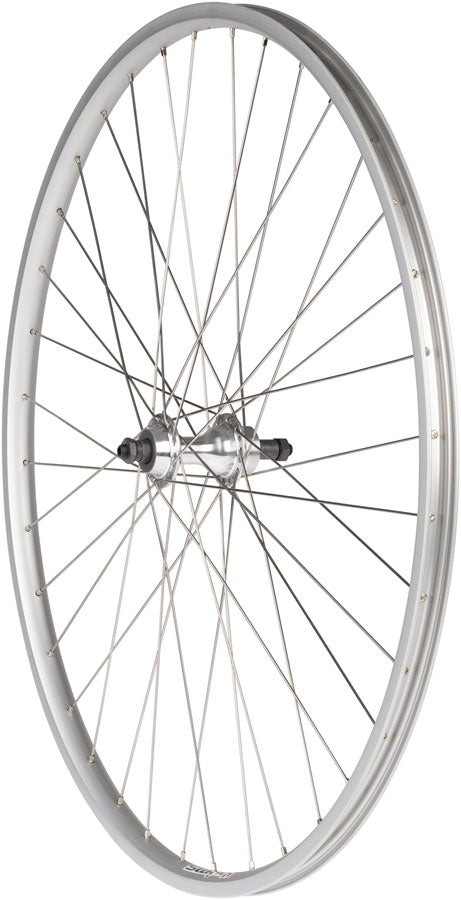 Quality Wheels - Value Single Wall Series Rear Wheel - 27", QR x 130mm, Rim Brake, Freewheel, Silver, Clincher