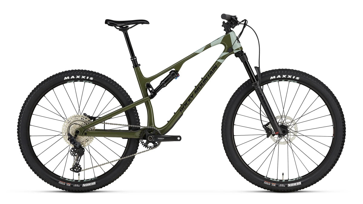 Rocky Mountain Bikes - 2023 Element Carbon 30 - Green/Blue