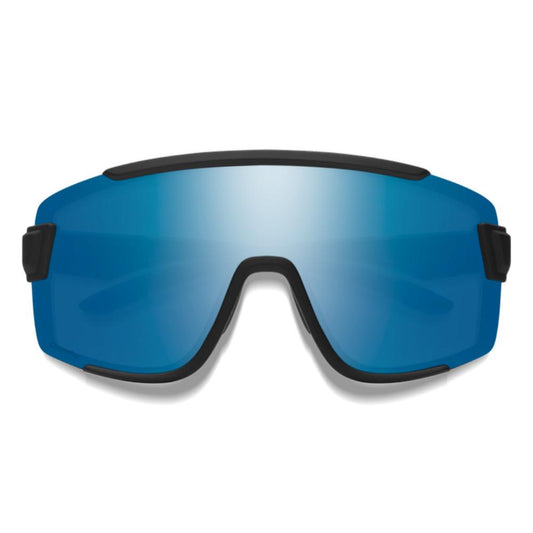Smith - Wildcat - Black; ChromaPop Polarized Blue Mirror