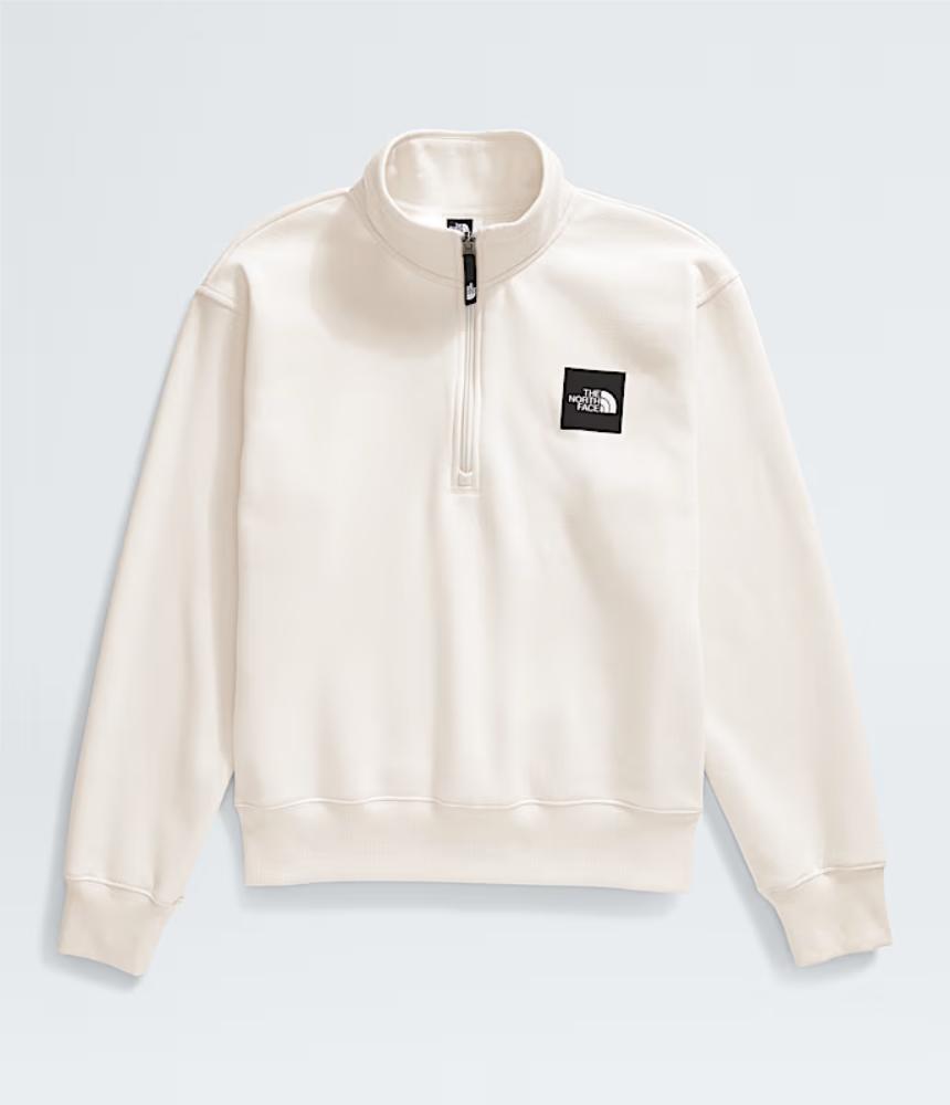 The North Face - Box Half Dome 1/4 Zip - Women's - White Dune