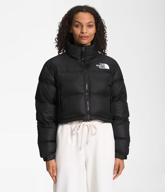 The North Face - Nuptse Short Jacket - Women's - Tnf Black/Tnf Black