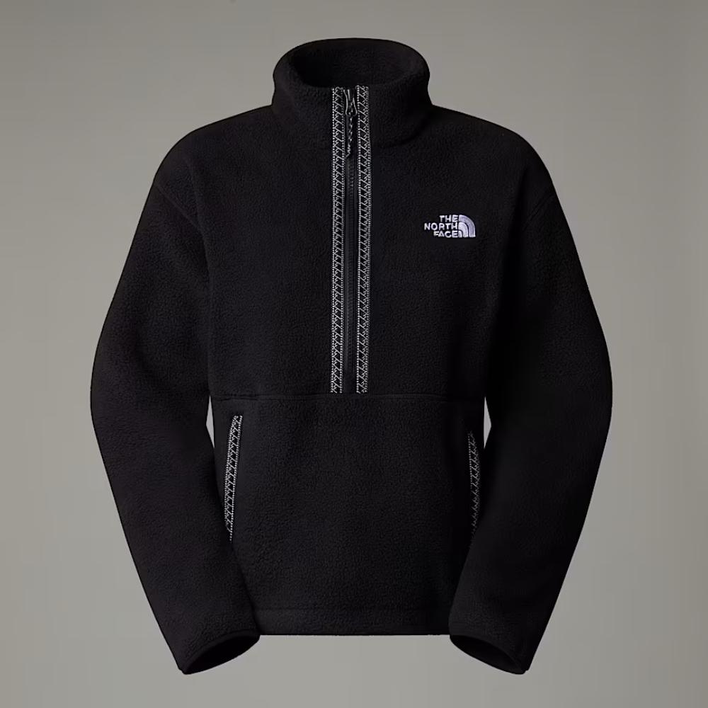 The North Face - TNF Fleeski 1/4 Zip Pullover - Women's - White Dune