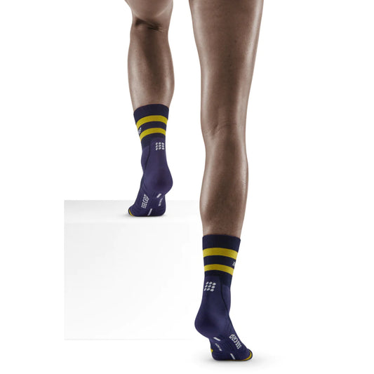 CEP - 80S Hiking Mid Cut Socks Women's - Peacoat/Gold