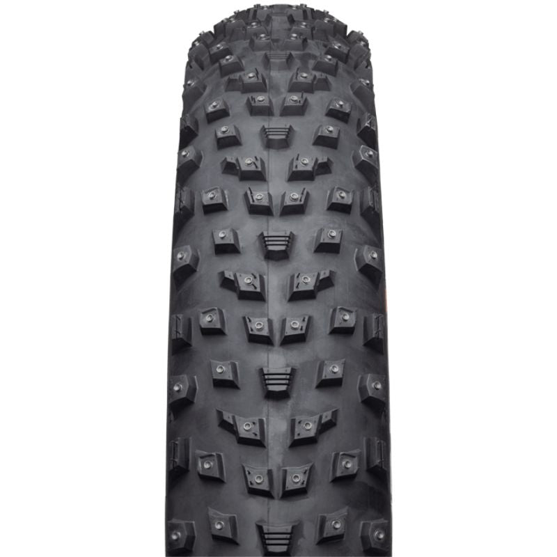45NRTH - Wrathlorde Tire 26 x 4.2 Tubeless Folding Black 120tpi 300 XL Concave Carbide Aluminum Studs