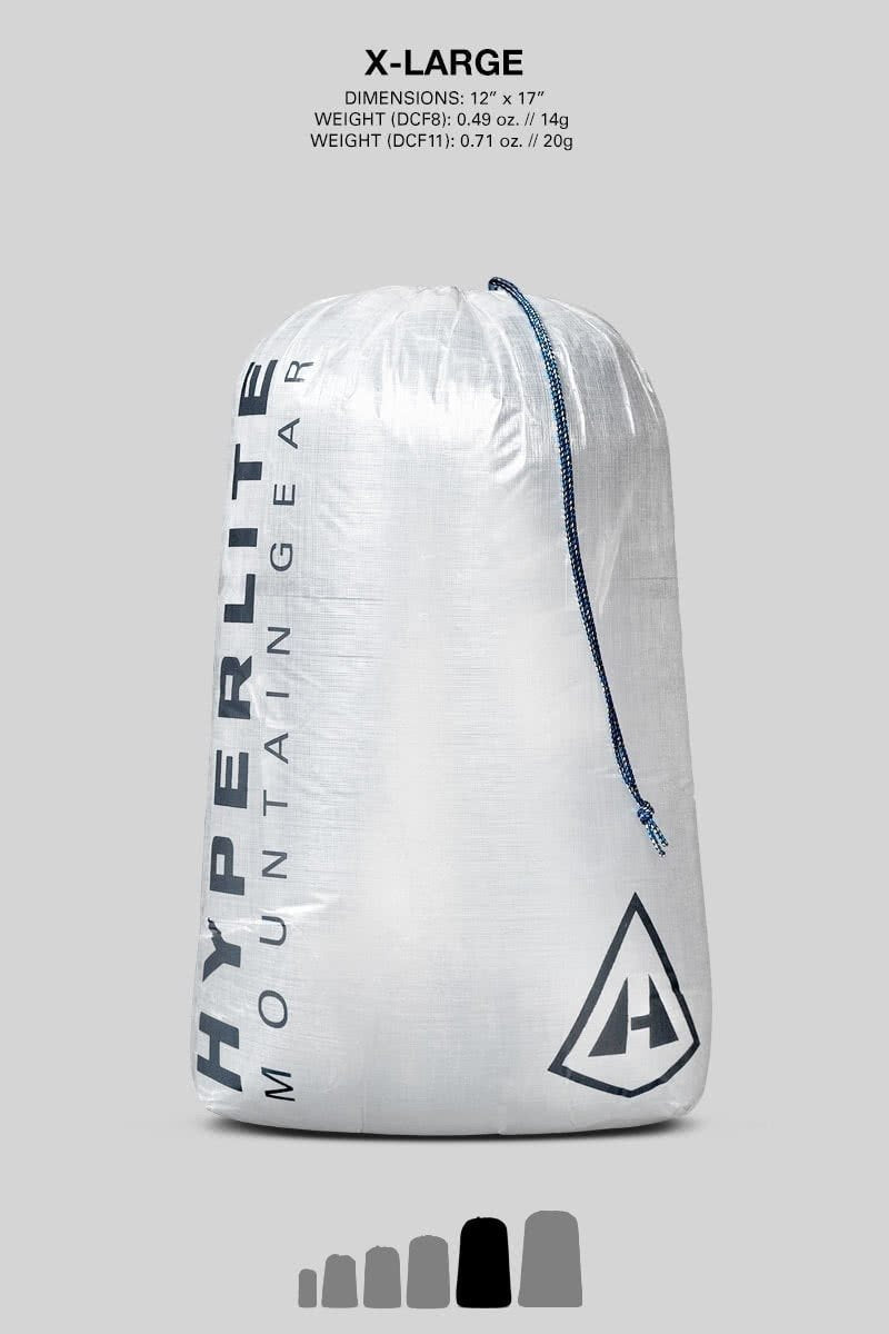 Hyperlite Mountain Gear - DCF8 Ultralite Stuff Sack - White