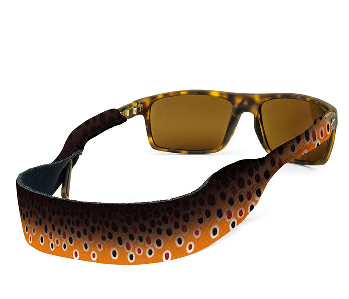 Croakies - Original Croakies Solids - Brown Fish Skin