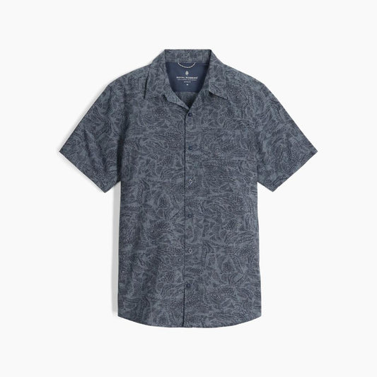 Royal Robbins - Amp Lite II Short Sleeve - Men's - Deep Blue River Pt