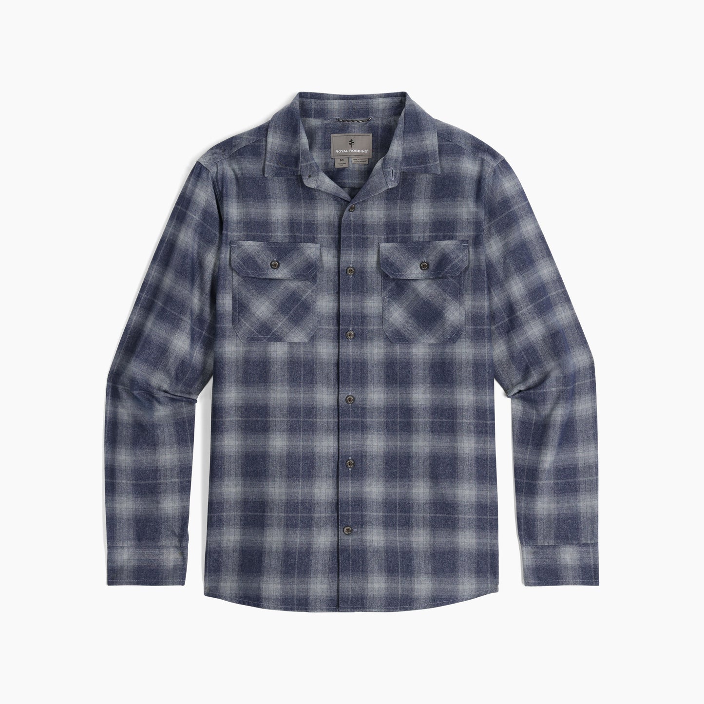 Royal Robbins - Vogelsang Long Sleeve - Men's - Navy Round Top Pld
