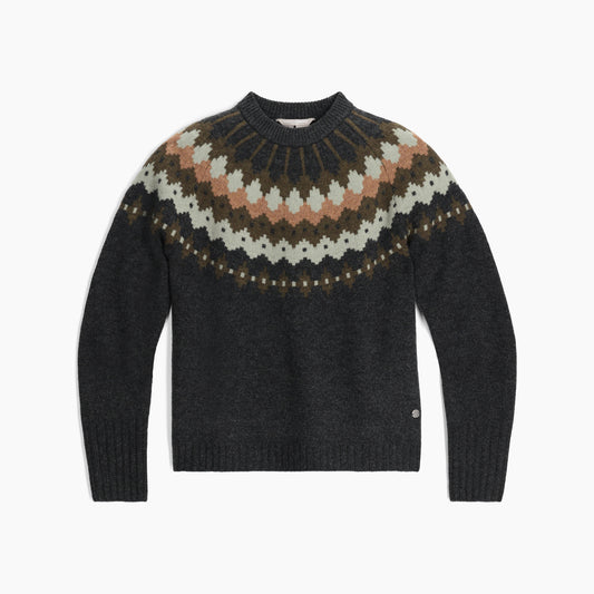 Royal Robbins - Rockcraft Wool Crew - Charcoal Htr Snowcreek Pt