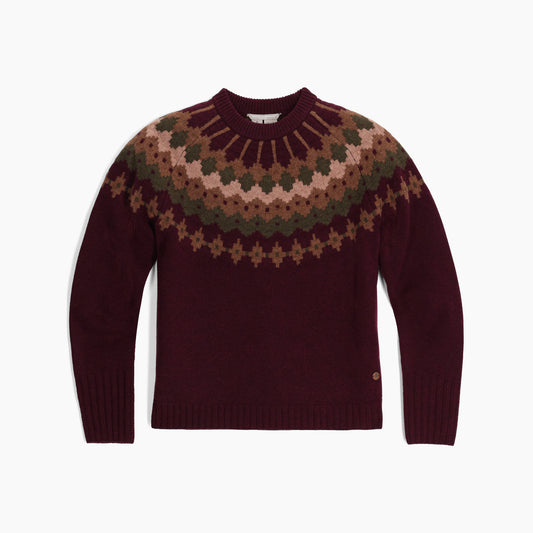 Royal Robbins - Rockcraft Wool Crew - Loganberry Htr Snowcreek Pt