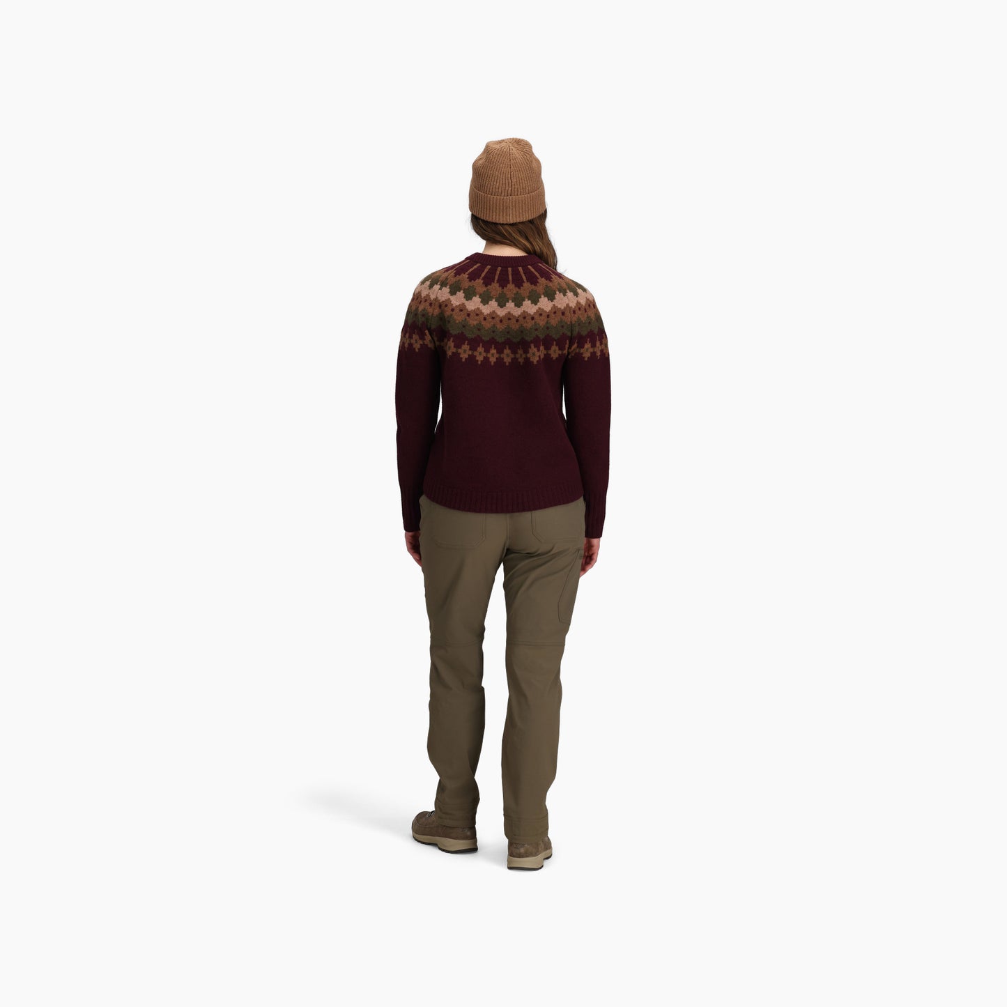 Royal Robbins - Rockcraft Wool Crew - Loganberry Htr Snowcreek Pt
