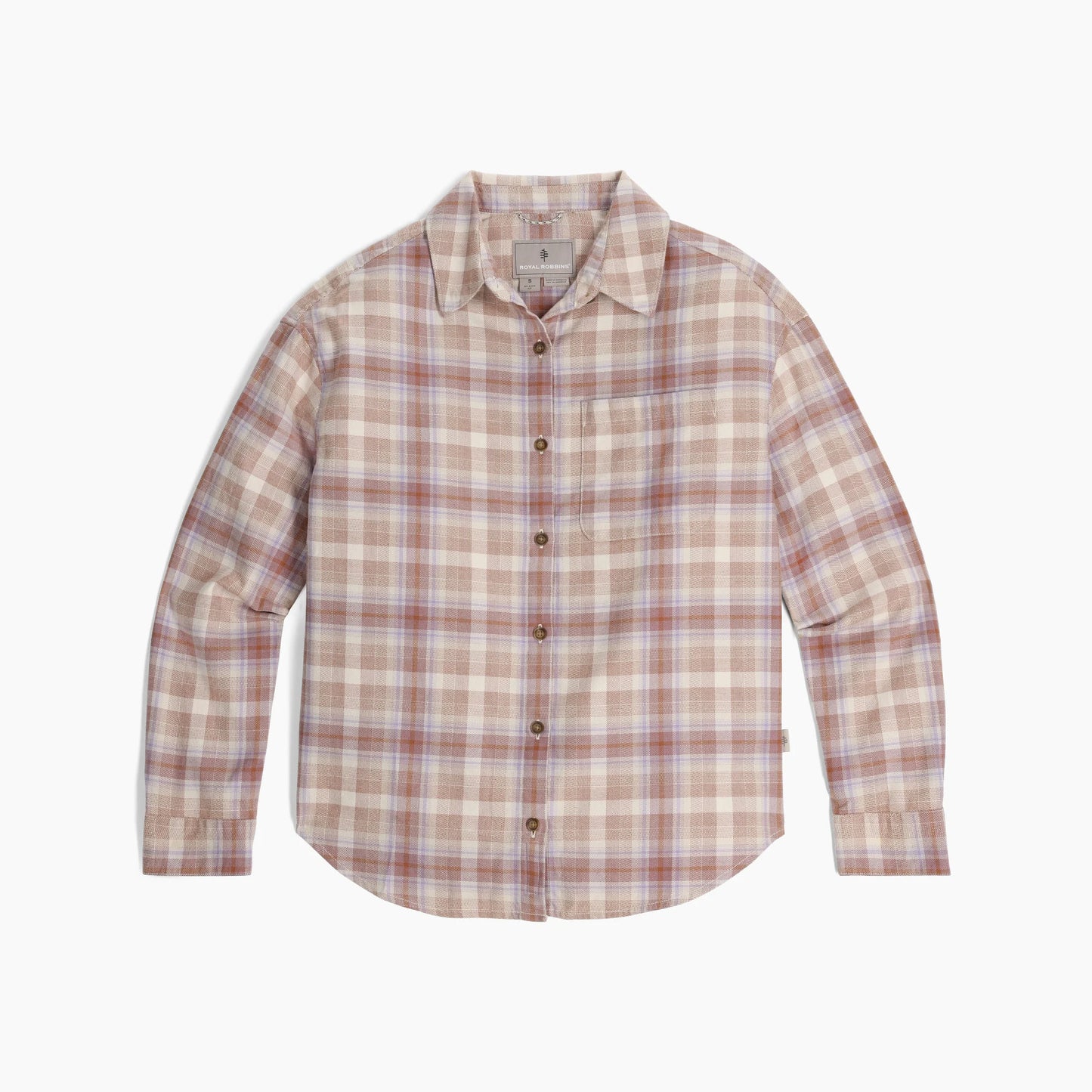 Royal Robbins - Lieback Overshirt - Women's - Chalk Dipsea Pld