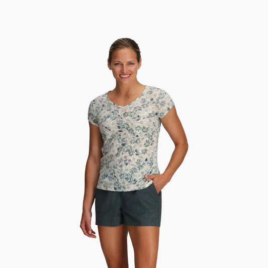 Royal Robbins - Featherweight Tee - Chalk Marigold Pt