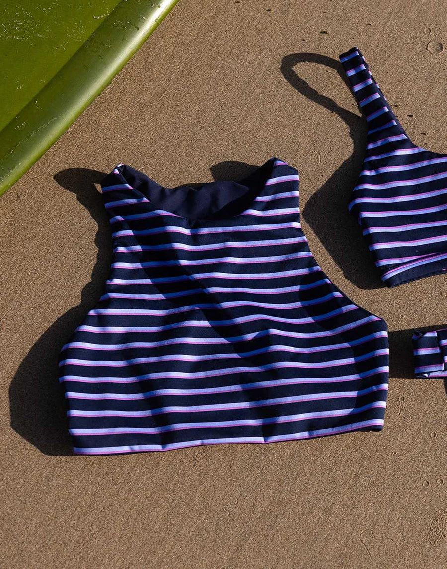 Carve Designs - Sanitas Compression Reversible Top - Women's - Yachty/Navy