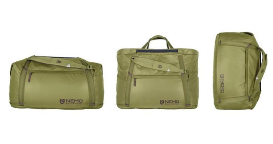 Nemo - Double Haul 100L Convertible Duffel & Tote - Black