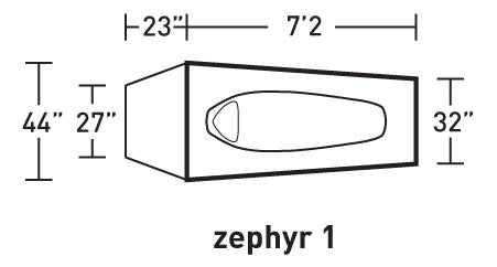 Alps Mountaineering - Zephyr 1-Person Tent - Copper Rust