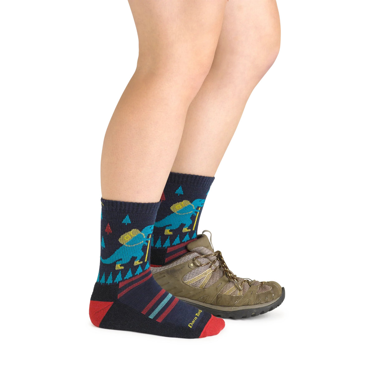 Darn Tough - Ty-Ranger-Saurus Micro Crew Lightweight With Cushion - Eclipse