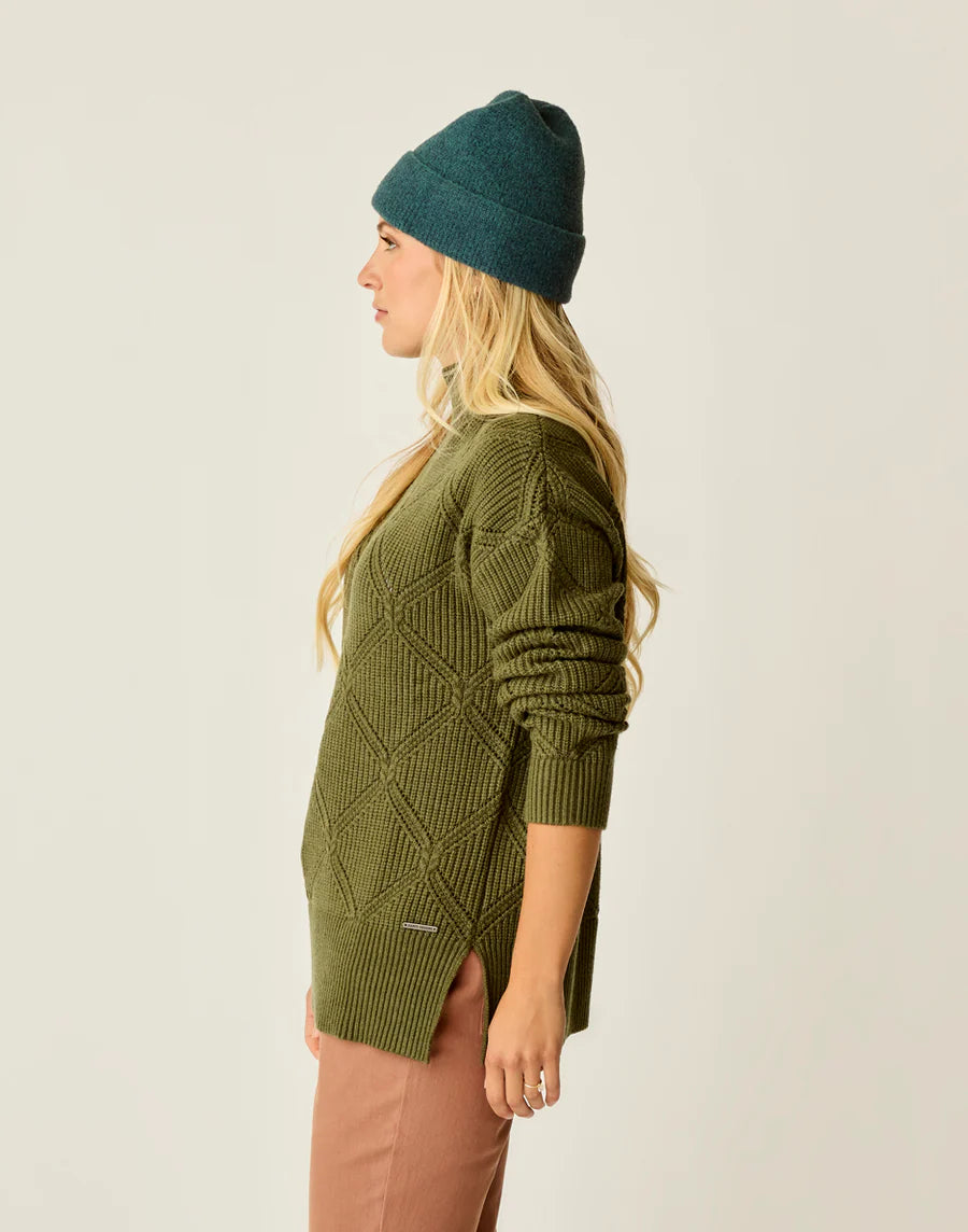 Carve Designs - Woodward Allover Sweater - Fir Heather