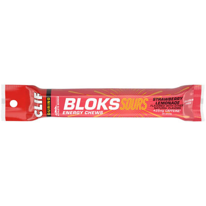Clif Bar - Shot Bloks Sours - Strawberry Lemonade W/Caffeine