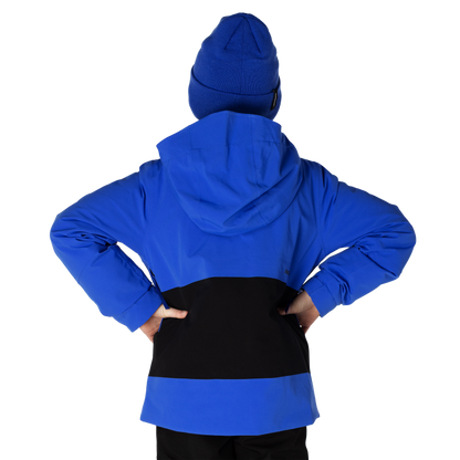 Kids Pinnakle Insulated Jacket - Vivid Blue/Raven Black