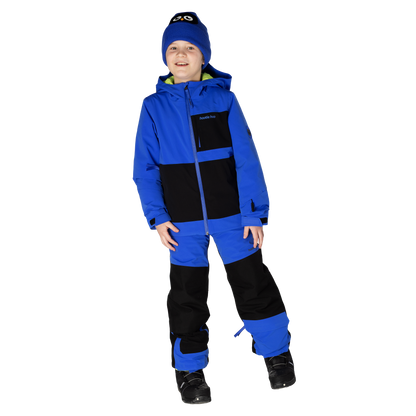 Kids Pinnakle Insulated Jacket - Vivid Blue/Raven Black