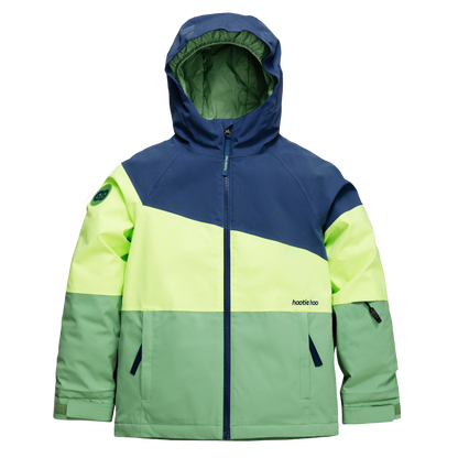 Kids Spruce Insulated Jacket - Sea Blue/Lime/Basil