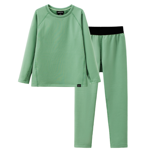 Kids Torrent Layering Fleece Set - Basil