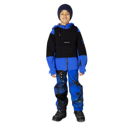 Kids Insulated Jet Vest - Raven Black