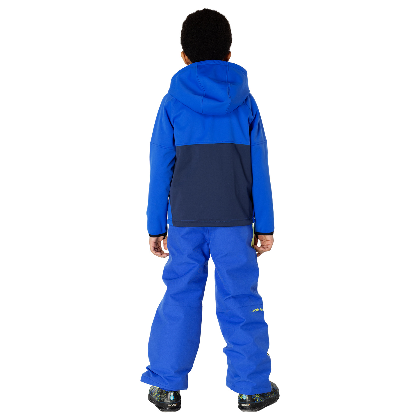 Kids Brighton Bonded Fleece Jacket - Vivid Blue/Sea Blue