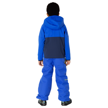 Kids Brighton Bonded Fleece Jacket - Vivid Blue/Sea Blue