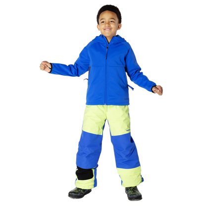 Kids Brighton Bonded Fleece Jacket - Vivid Blue/Sea Blue