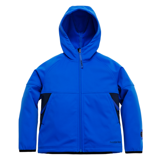 Kids Brighton Bonded Fleece Jacket - Vivid Blue/Sea Blue
