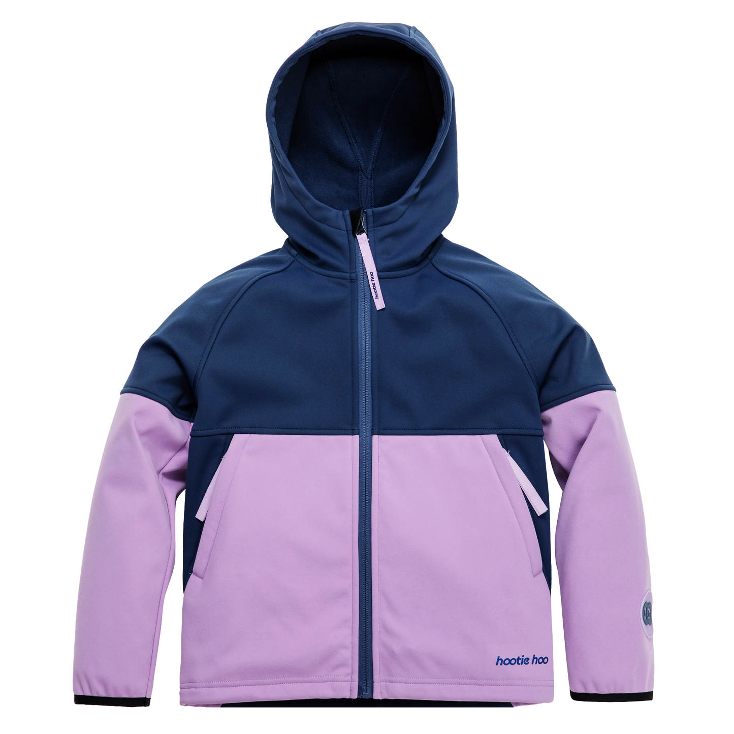 Kids Brighton Bonded Fleece Jacket - Sea Blue/Lavender