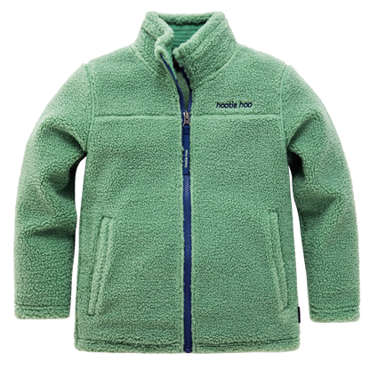 Kids Eyas Popcorn Fleece Jacket - Basil