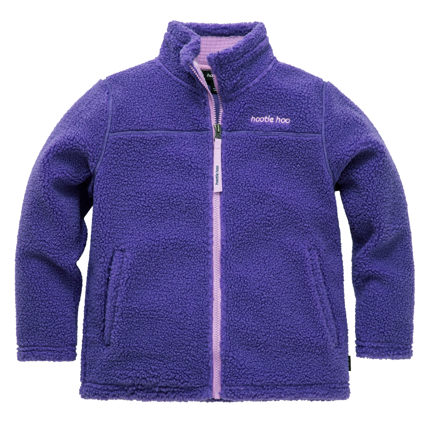 Kids Eyas Popcorn Fleece Jacket - Grape
