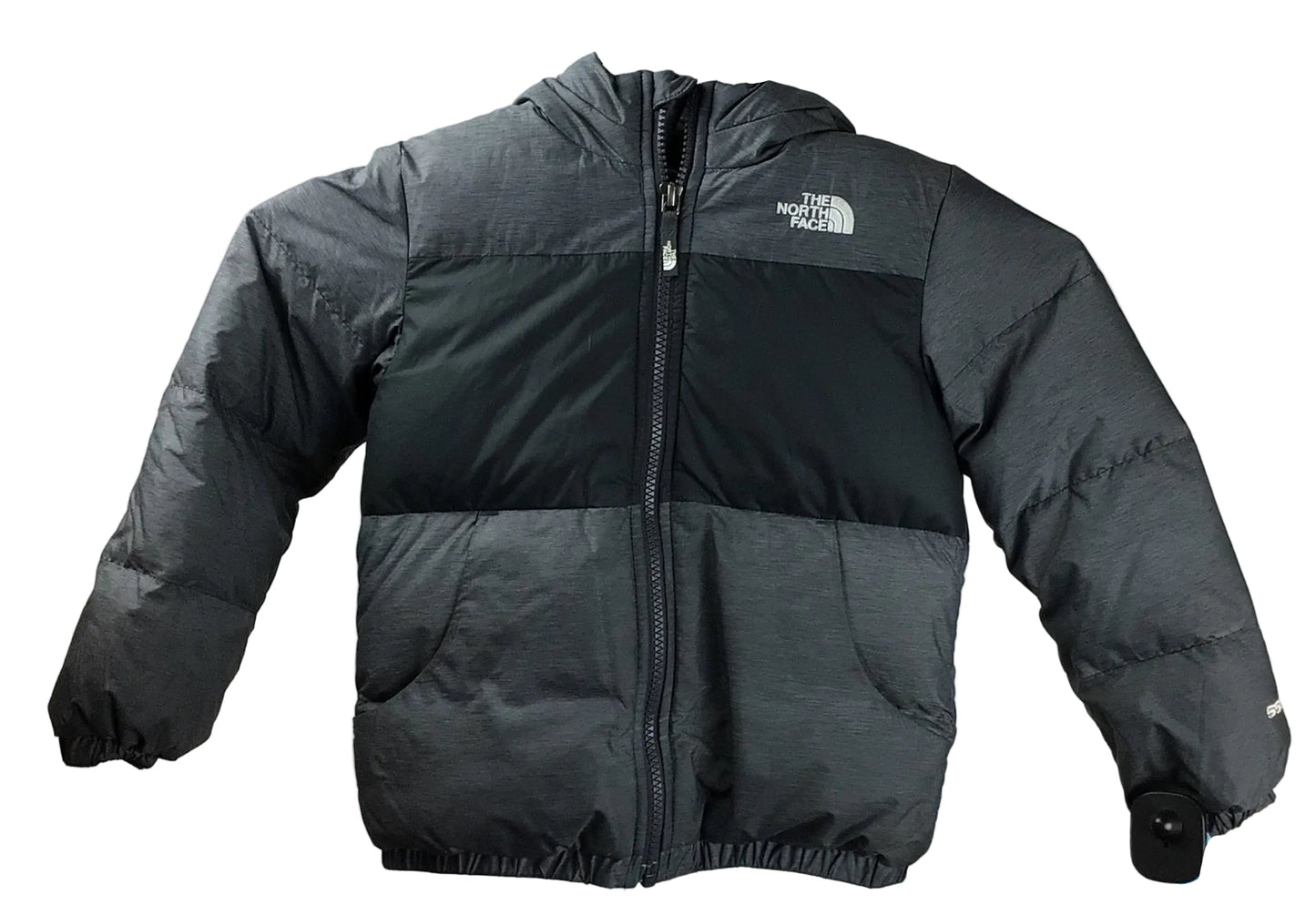 TNF flc-lined down jkt K XS gry