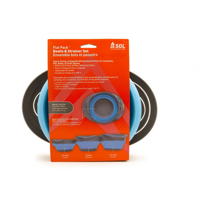 AMK - SOL Flat Pack Bowls And Strainer Set