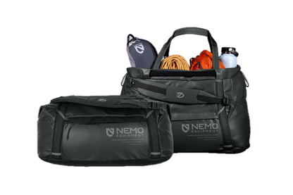Nemo - Double Haul 55L Convertible Duffel & Tote - Goodnight Black