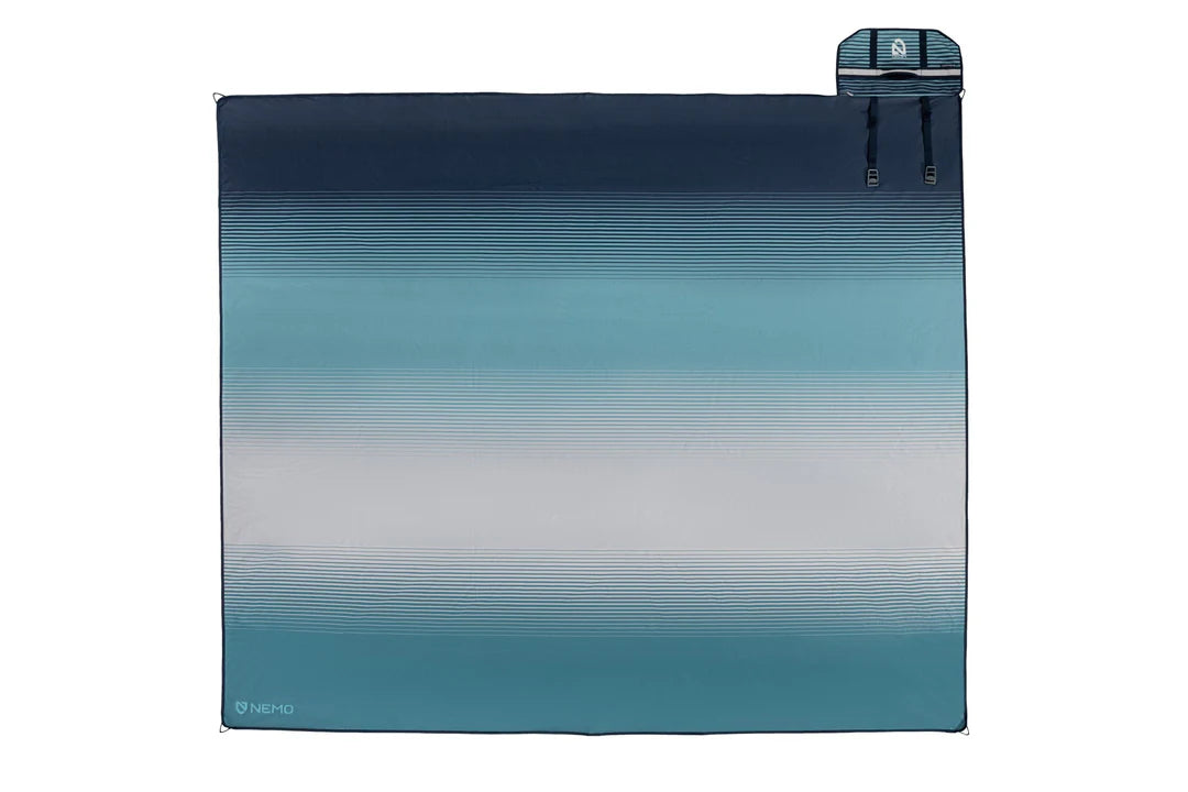 Nemo - Victory Patio Blanket - Arctic Stripe